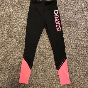 Justice workout leggings, size 8